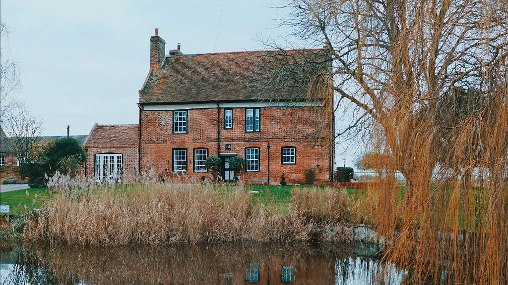 House on lake