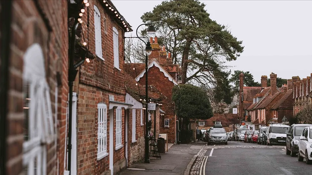 Street with houses